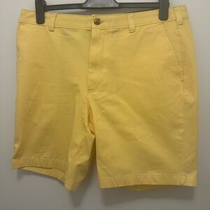 Club Room Men's Sunny Yellow Flat Front Shorts